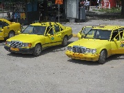 All taxi cabs are yellow